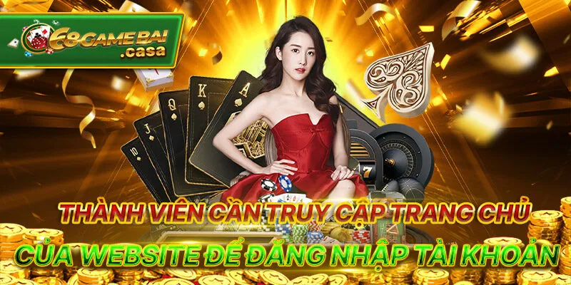 Đăng nhập 68gamebai làm sao để thành công tránh trục trặc 1 Thành viên cần truy cập trang chủ của website để đăng nhập tài khoản